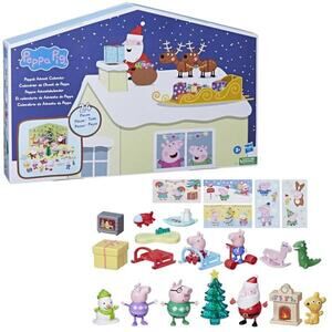 Peppa Pig Advent Calendar with 24 Surprise Toys and Stickers Preschool Toys NWT